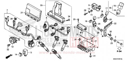 FAISCEAU SECONDAIRE VFR1200FDF de 2015